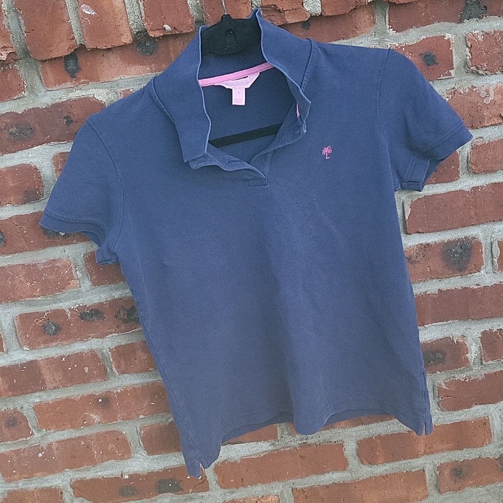 Lily Pulitzer navy polo - Picture 2 of 5